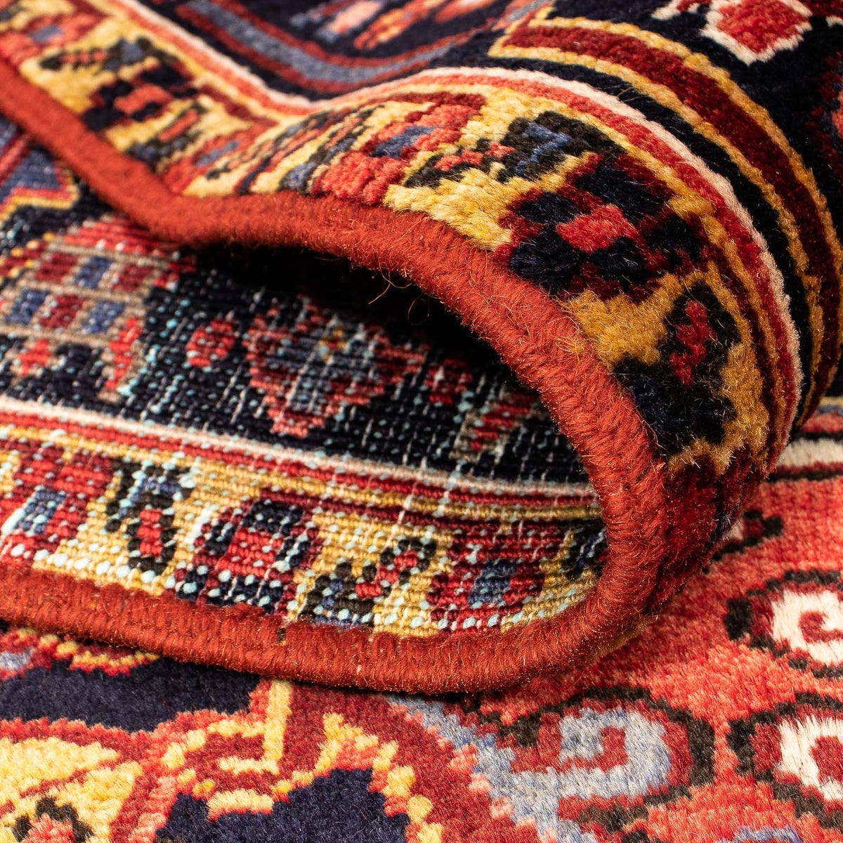 Perzisch Tapijt - Nomadisch - 380 x 310 cm - donkerrood