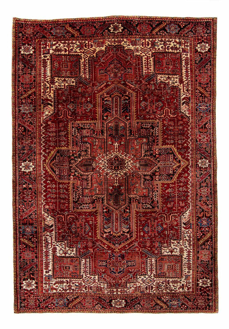 Perzisch Tapijt - Nomadisch - 397 x 304 cm - donkerrood