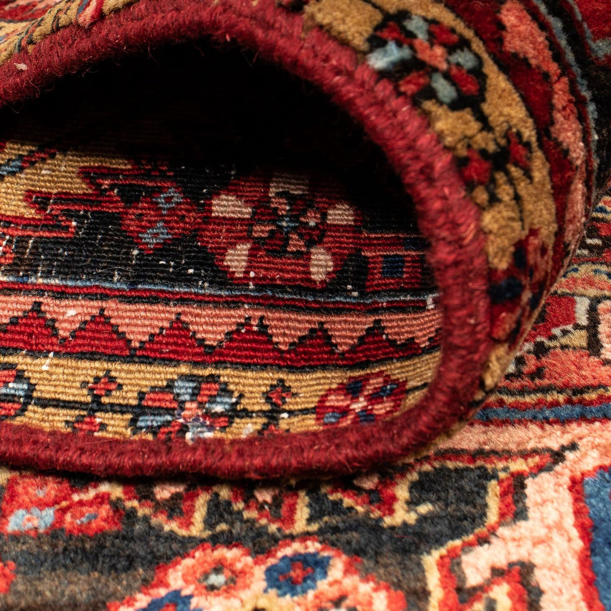 Perzisch Tapijt - Nomadisch - 397 x 304 cm - donkerrood