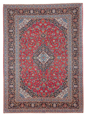 Perzisch tapijt - Keshan - 400 x 398 cm - rood