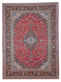 Perzisch tapijt - Keshan - 400 x 398 cm - rood