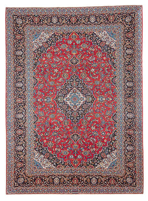 Perzisch tapijt - Keshan - 400 x 398 cm - rood