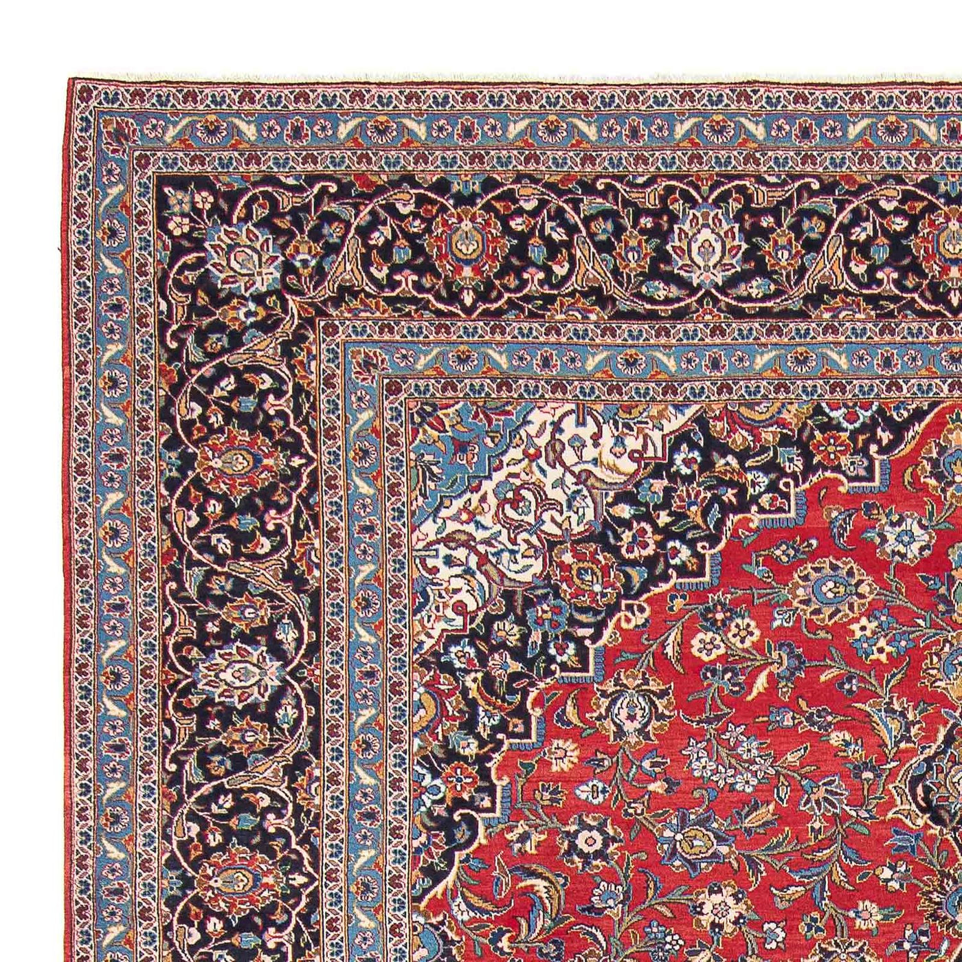 Kashan Tapijt 400x398cm - Perzisch tapijt