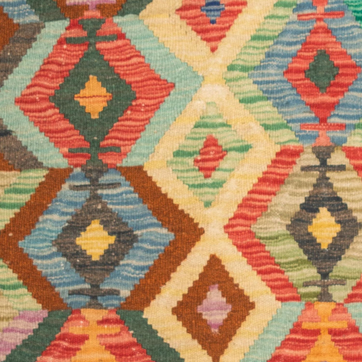 Kelim tapijt - Splash - 125 x 80 cm - veelkleurig