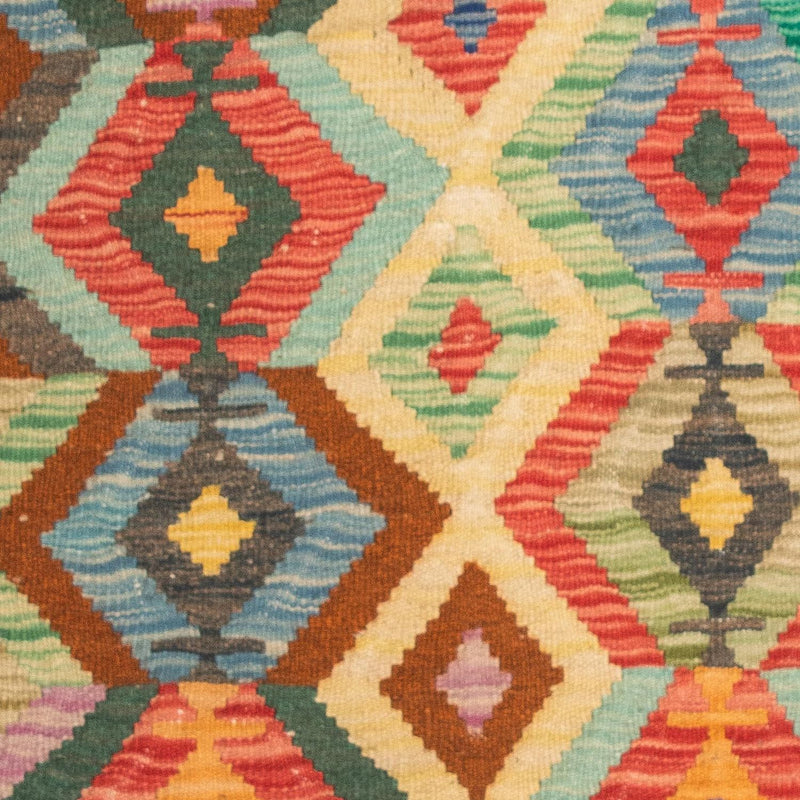 Kelim tapijt - Splash - 125 x 80 cm - veelkleurig