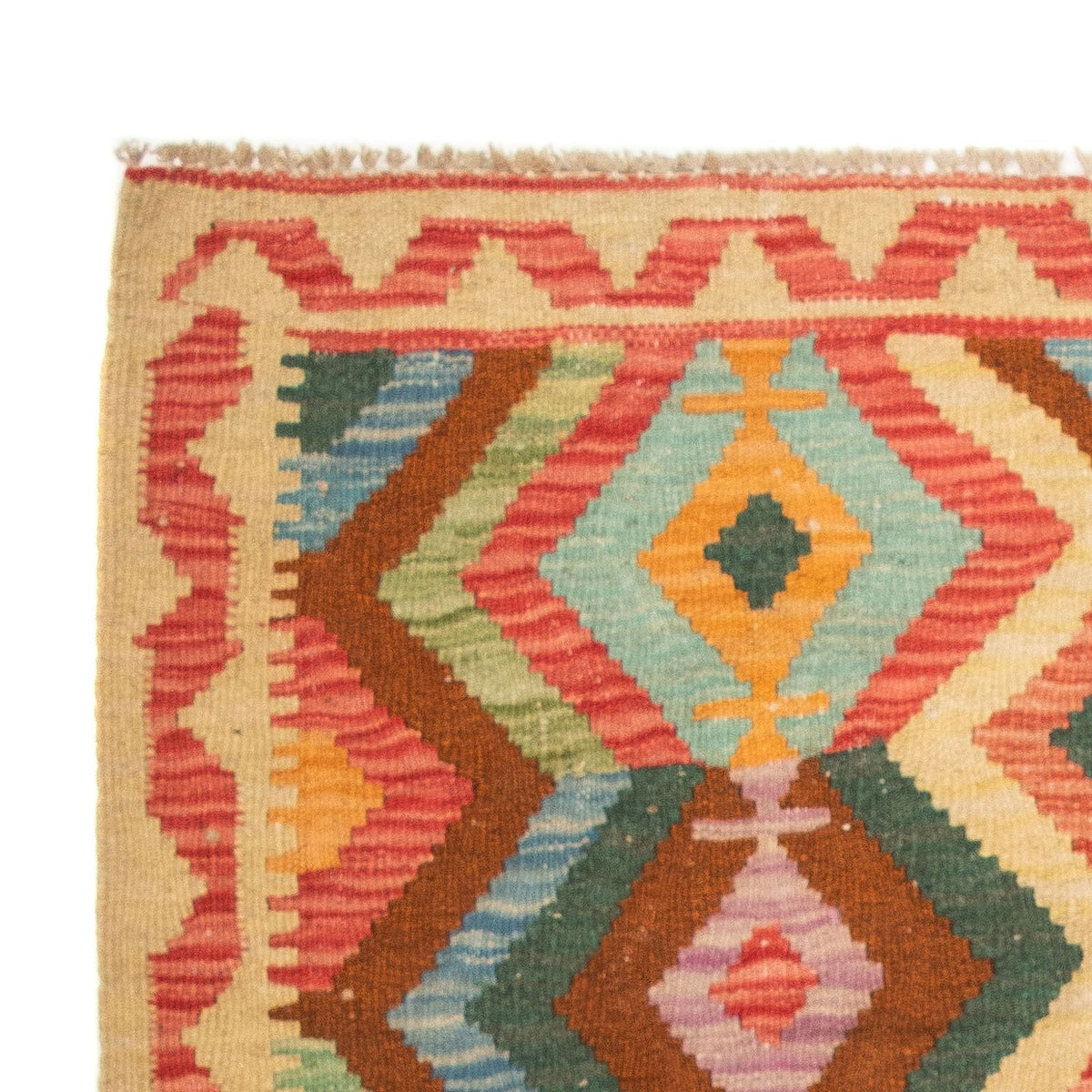 Kelim tapijt - Splash - 125 x 80 cm - veelkleurig