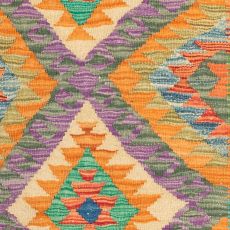 Kelim tapijt - Splash - 125 x 80 cm - veelkleurig