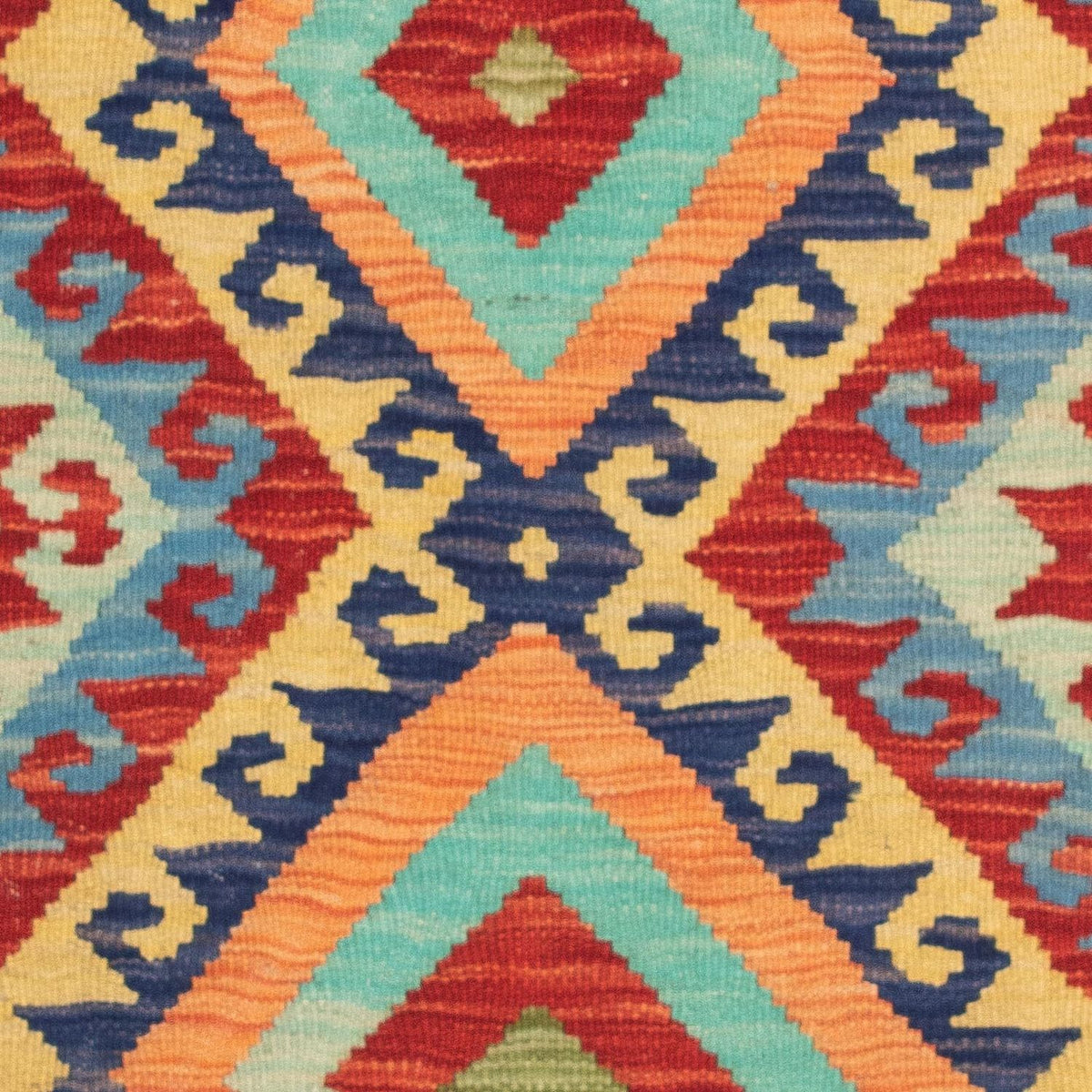 Kelim tapijt - Splash - 125 x 80 cm - veelkleurig