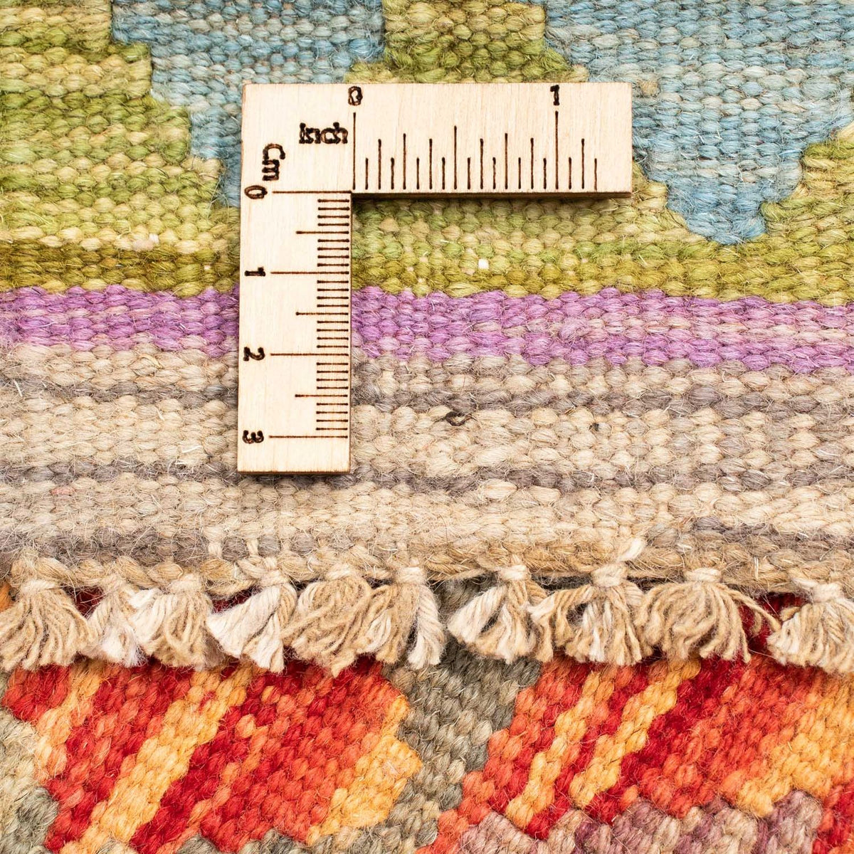 Kelim tapijt - Splash - 125 x 80 cm - veelkleurig