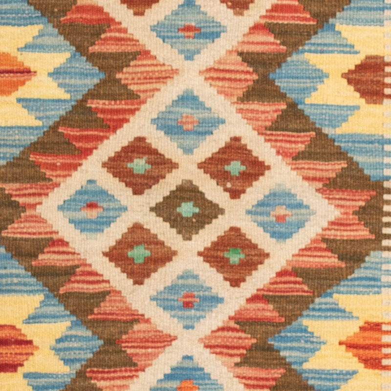 Kelim tapijt - Splash - 125 x 80 cm - veelkleurig