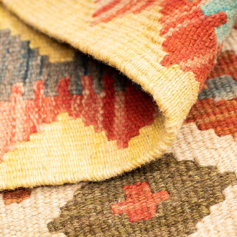 Kelim tapijt - Splash - 125 x 80 cm - veelkleurig