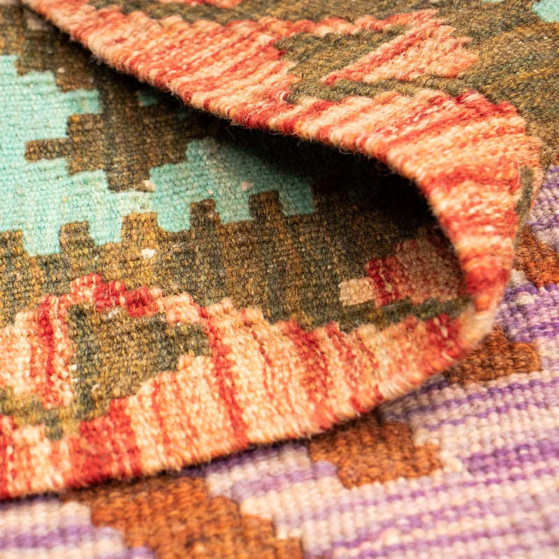 Kelim tapijt - Splash - 125 x 80 cm - veelkleurig