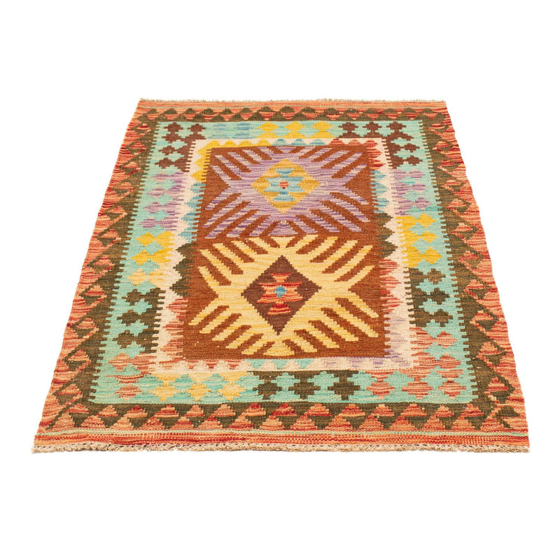 Kelim tapijt - Splash - 125 x 80 cm - veelkleurig