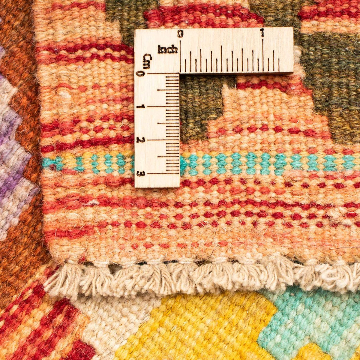 Kelim tapijt - Splash - 125 x 80 cm - veelkleurig