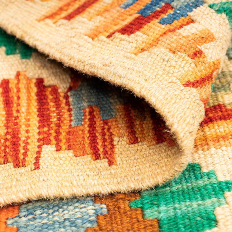 Kelim tapijt - Splash - 125 x 80 cm - veelkleurig