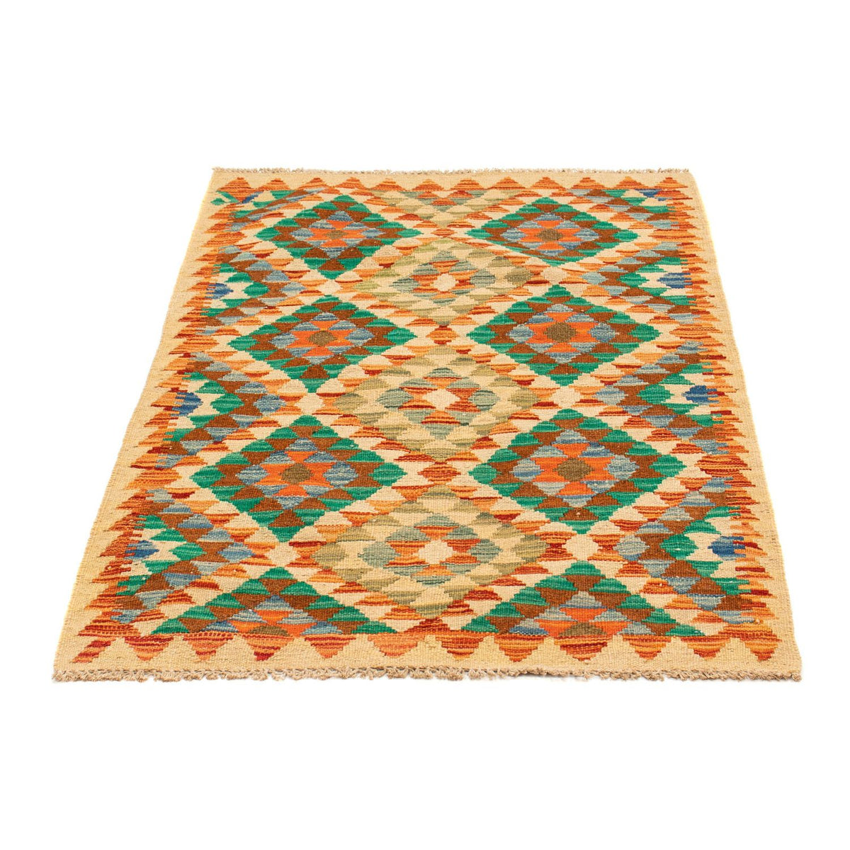 Kelim tapijt - Splash - 125 x 80 cm - veelkleurig