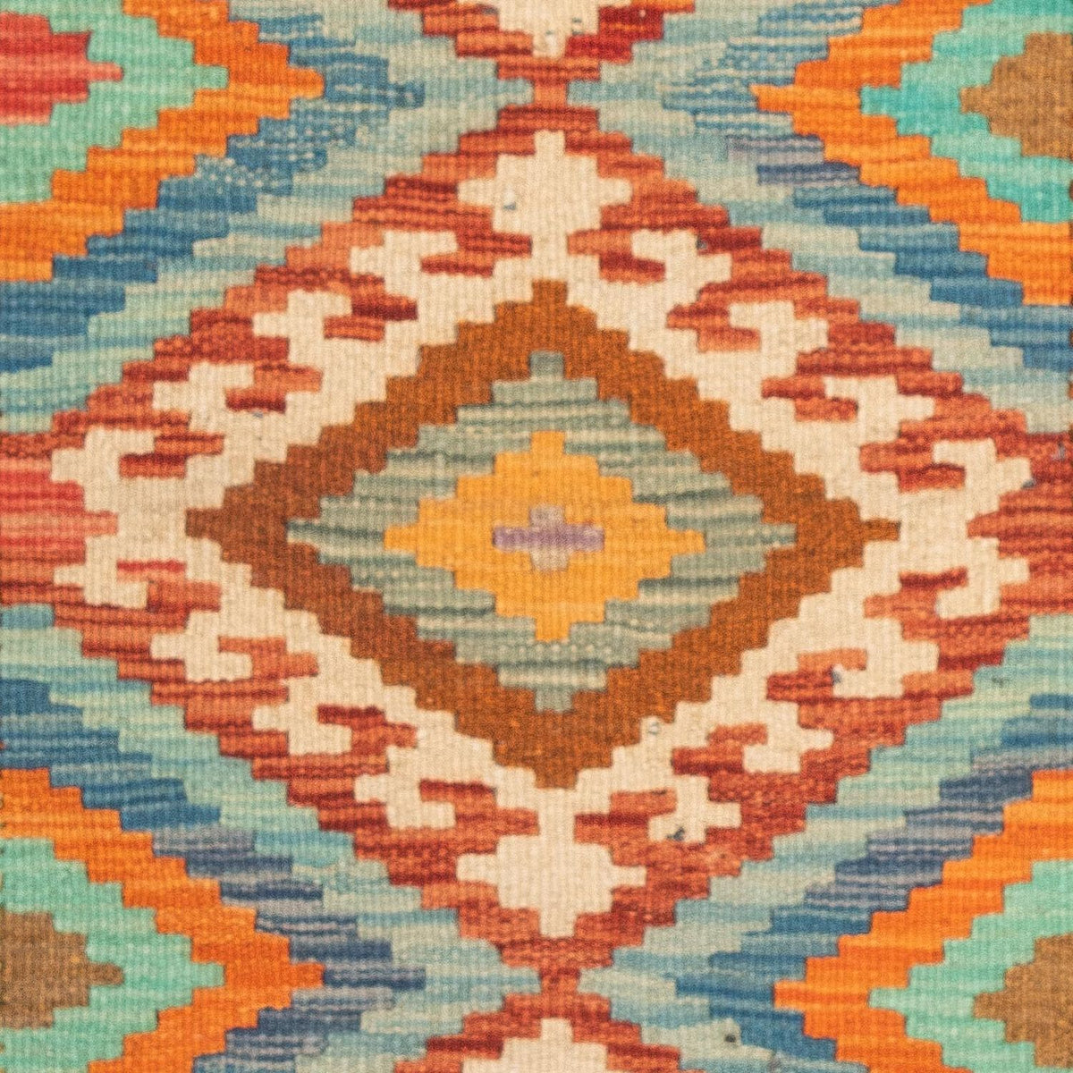 Kelim tapijt - Splash - 125 x 80 cm - veelkleurig