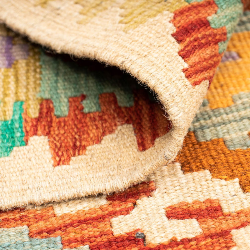 Kelim tapijt - Splash - 125 x 80 cm - veelkleurig