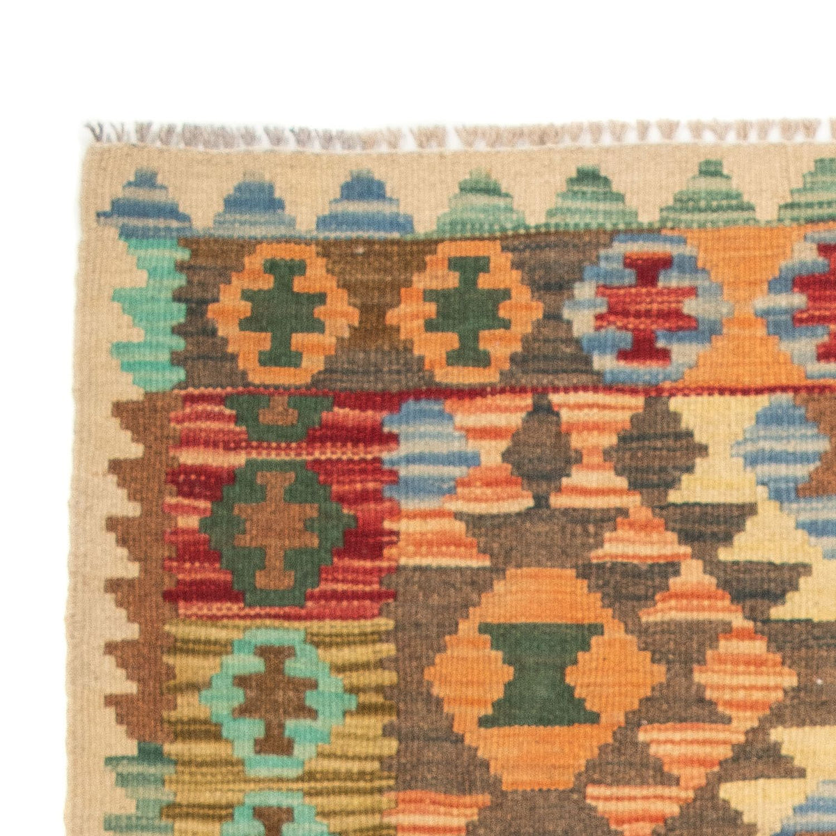 Kelim tapijt - Splash - 125 x 80 cm - veelkleurig