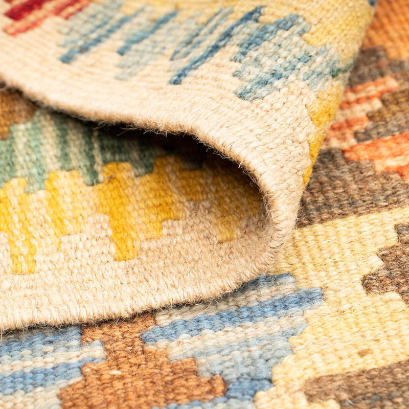 Kelim tapijt - Splash - 125 x 80 cm - veelkleurig