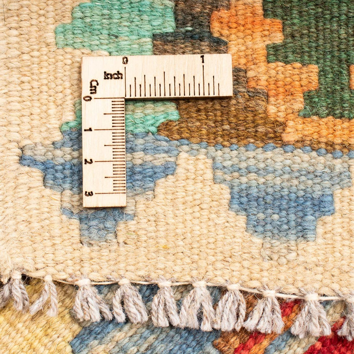 Kelim tapijt - Splash - 125 x 80 cm - veelkleurig