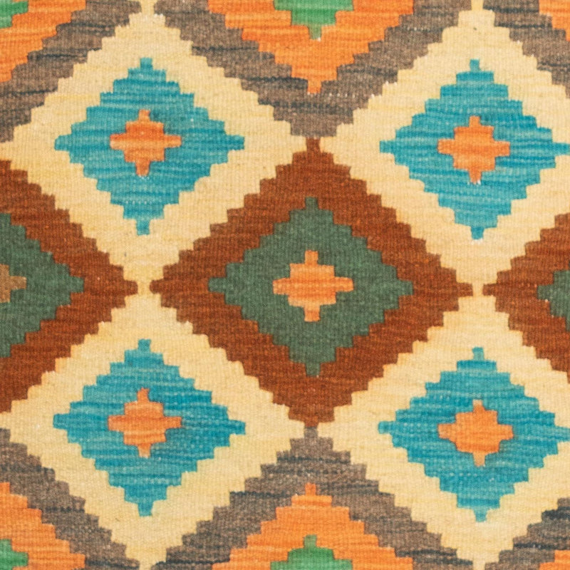 Kelim tapijt - Splash - 125 x 80 cm - veelkleurig