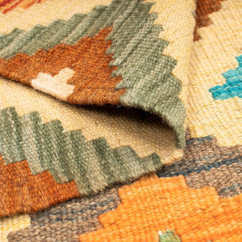 Kelim tapijt - Splash - 125 x 80 cm - veelkleurig