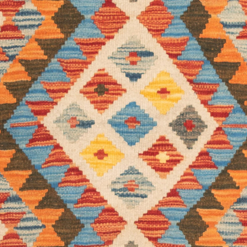 Kelim tapijt - Splash - 125 x 80 cm - veelkleurig