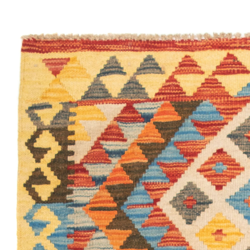 Kelim tapijt - Splash - 125 x 80 cm - veelkleurig