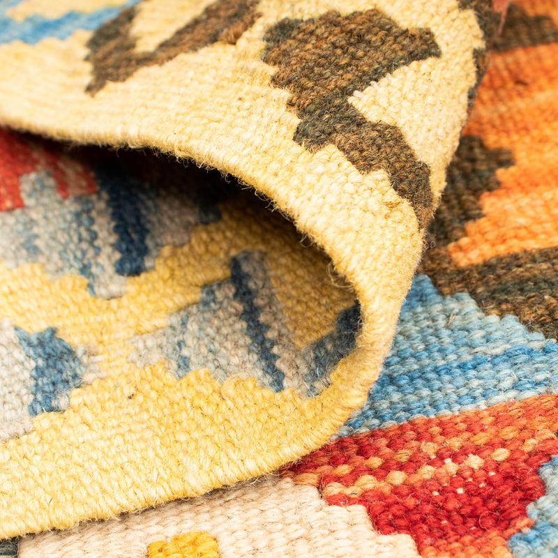 Kelim tapijt - Splash - 125 x 80 cm - veelkleurig