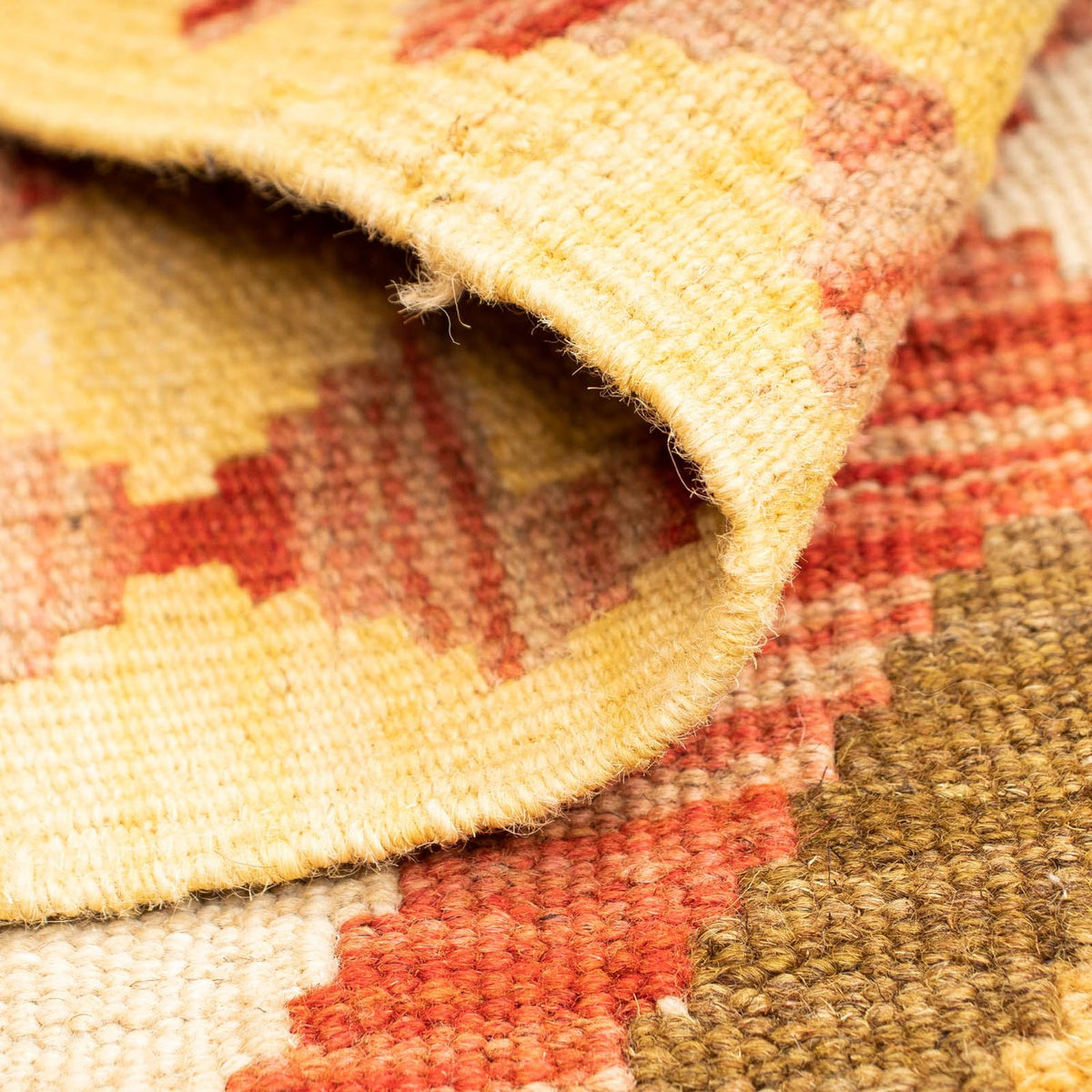 Kelim tapijt - Splash - 125 x 80 cm - veelkleurig