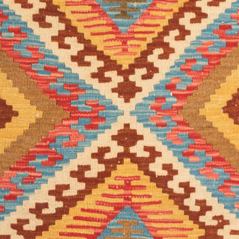 Kelim tapijt - Splash - 121 x 85 cm - veelkleurig