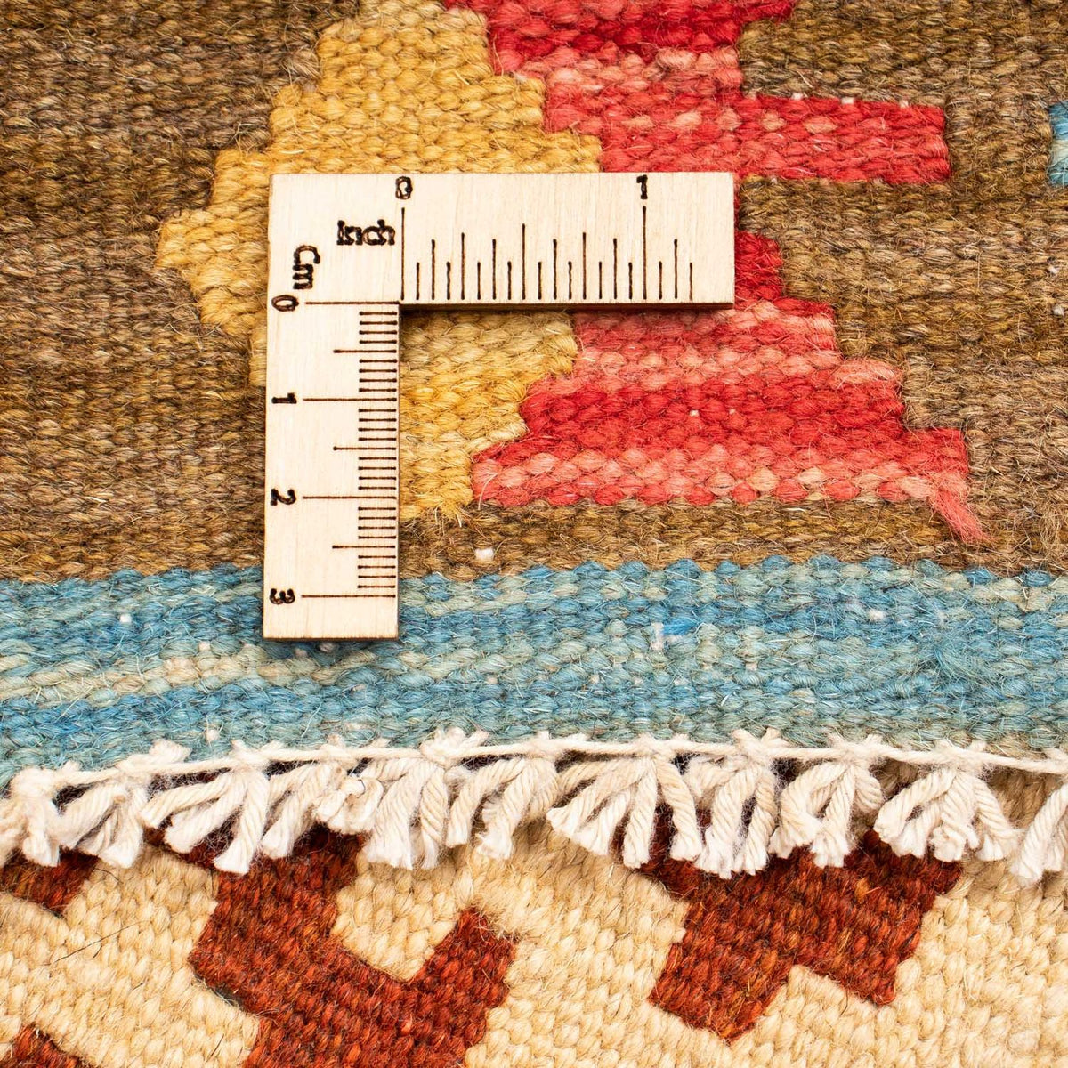 Kelim tapijt - Splash - 121 x 85 cm - veelkleurig