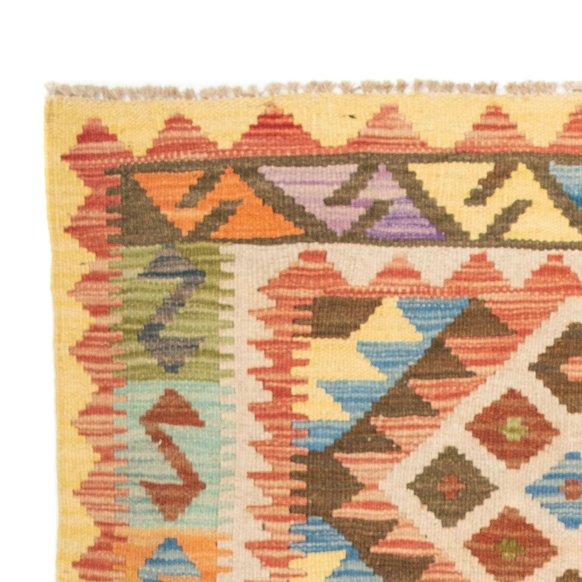 Kelim tapijt - Splash - 124 x 86 cm - veelkleurig