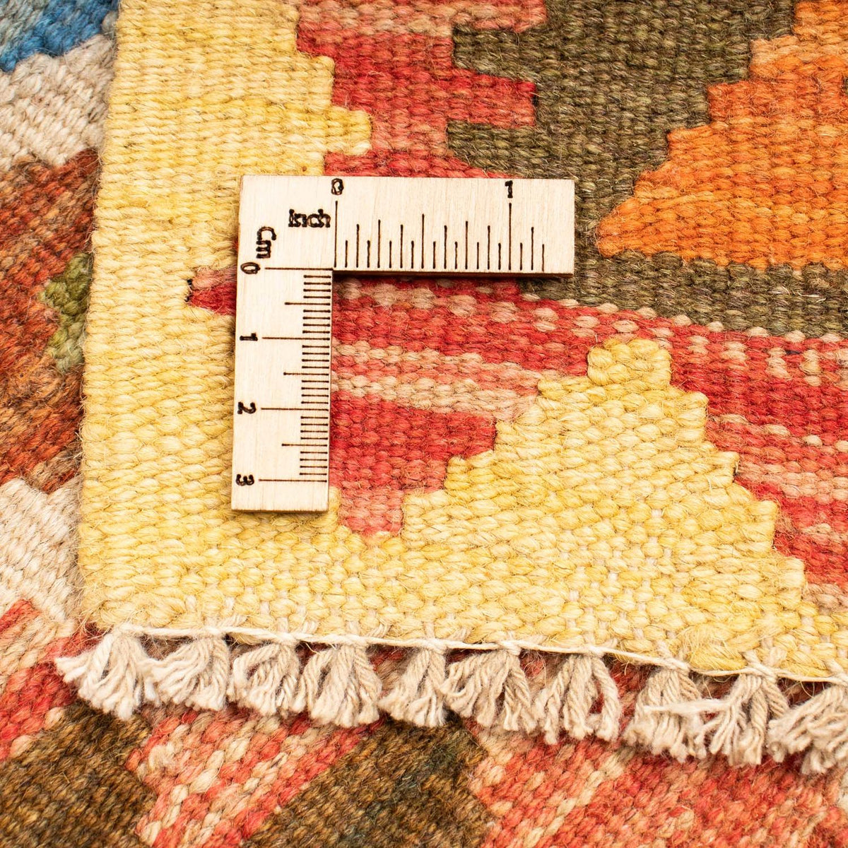 Kelim tapijt - Splash - 124 x 86 cm - veelkleurig