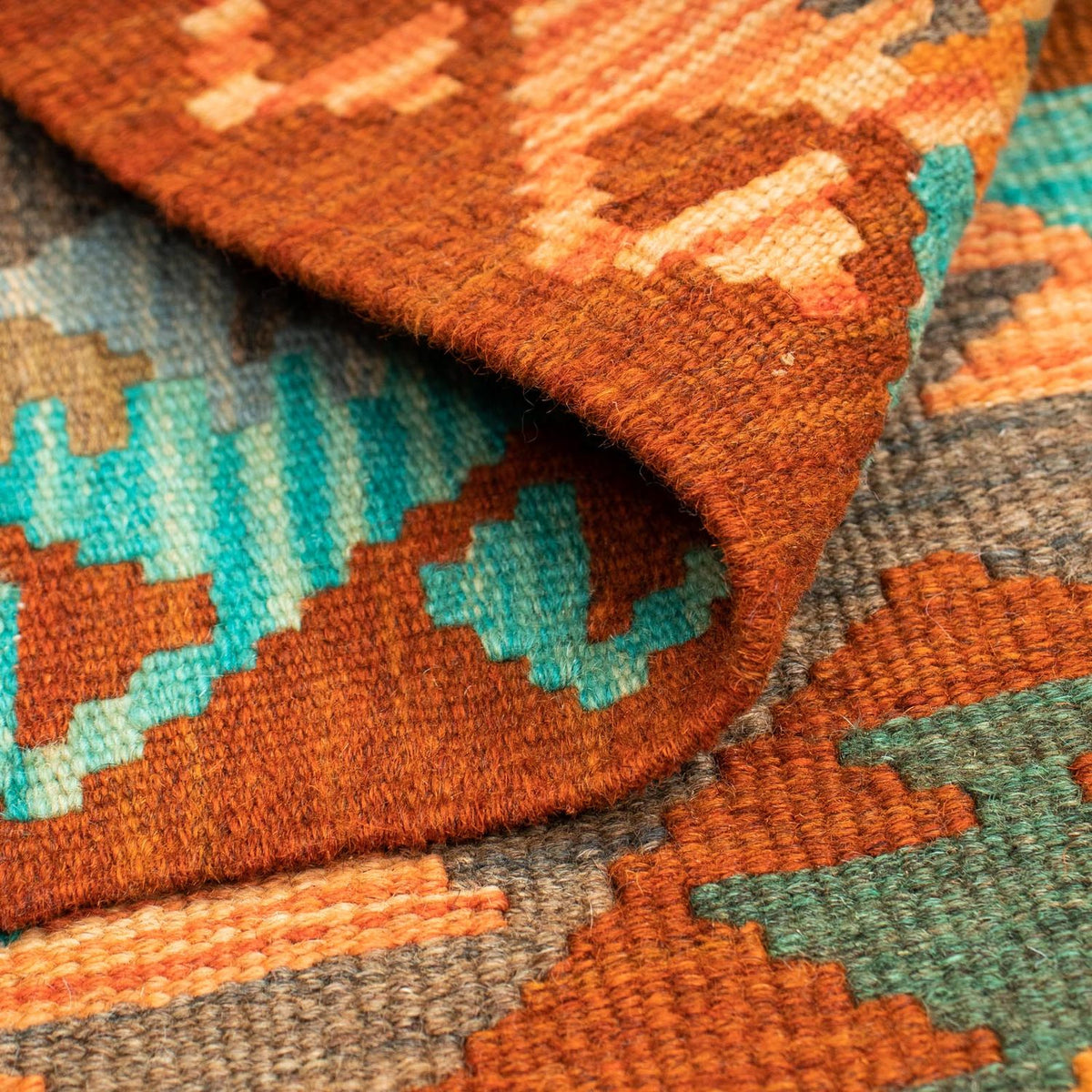 Kelim tapijt - Splash - 125 x 80 cm - veelkleurig