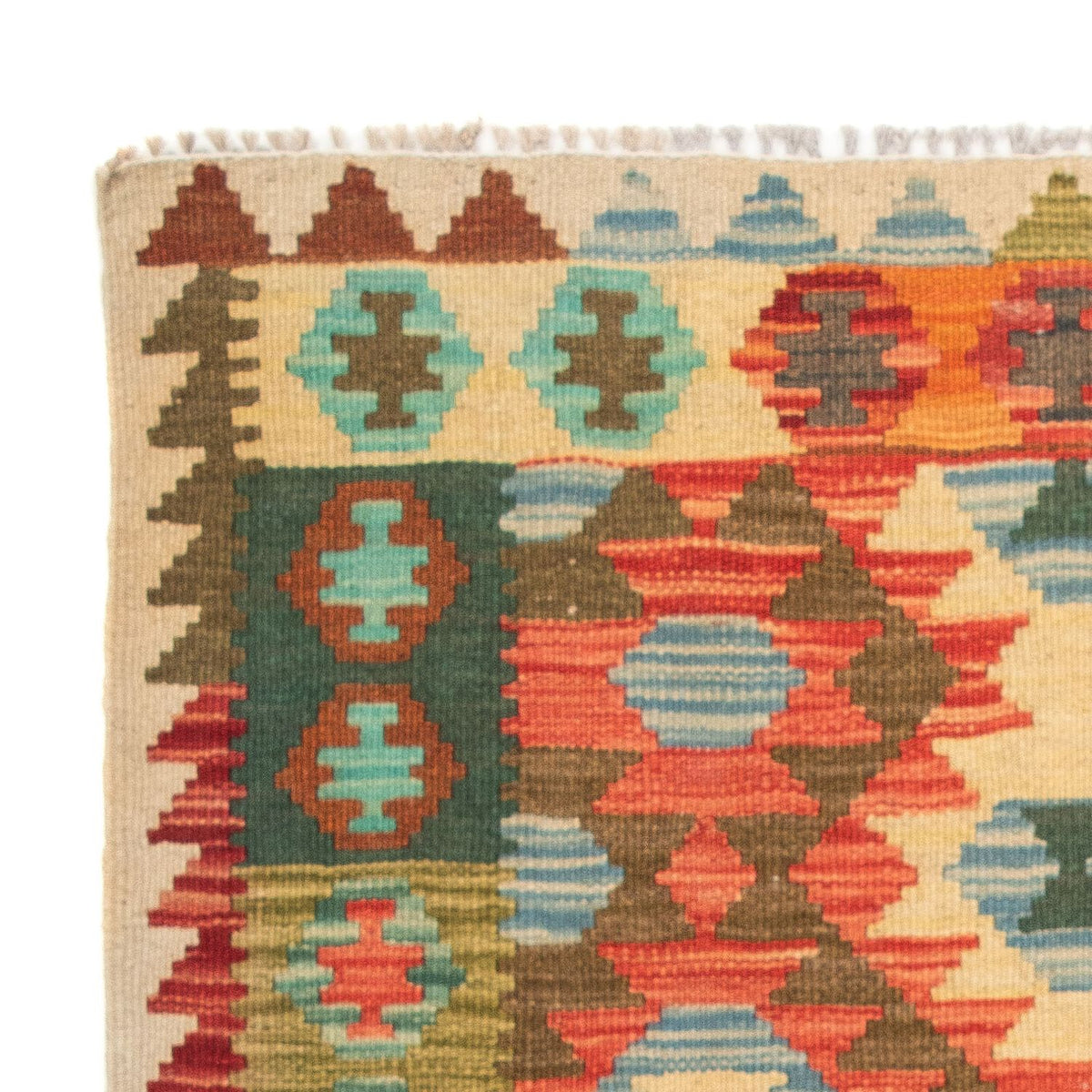 Kelim tapijt - Splash - 125 x 80 cm - veelkleurig