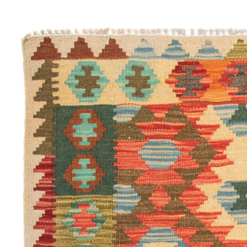 Kelim tapijt - Splash - 125 x 80 cm - veelkleurig