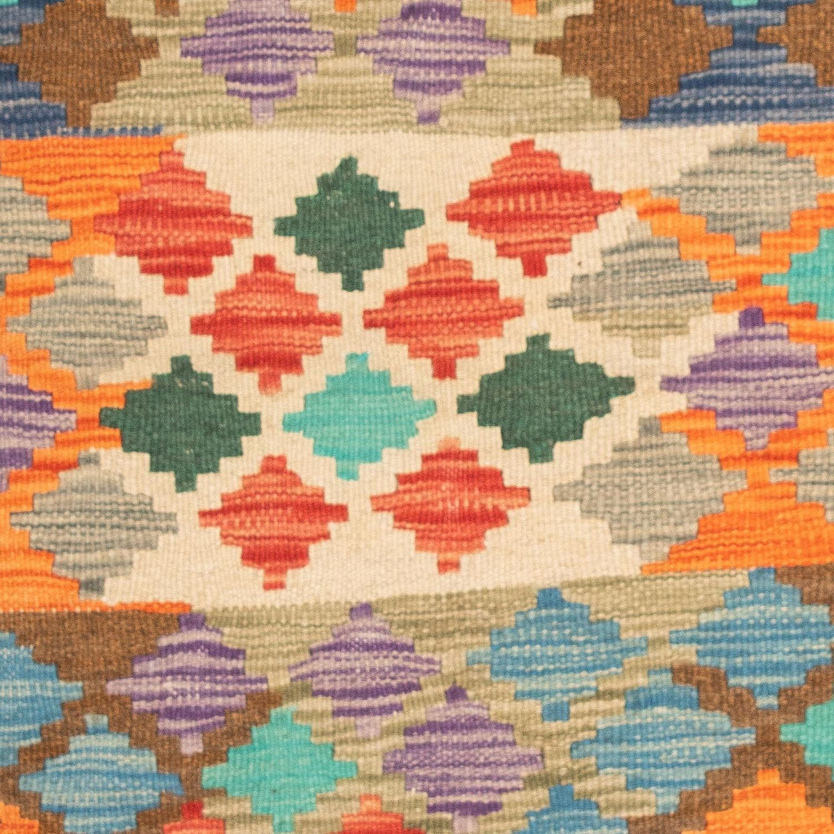 Kelim tapijt - Splash - 125 x 80 cm - veelkleurig