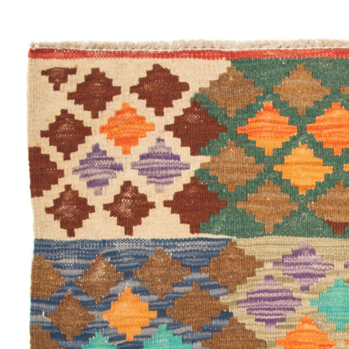 Kelim tapijt - Splash - 125 x 80 cm - veelkleurig