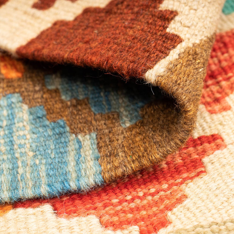 Kelim tapijt - Splash - 125 x 80 cm - veelkleurig