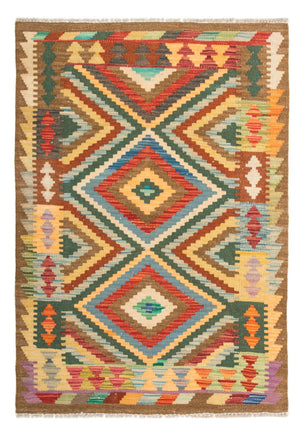 Kelim tapijt - Splash - 125 x 80 cm - veelkleurig