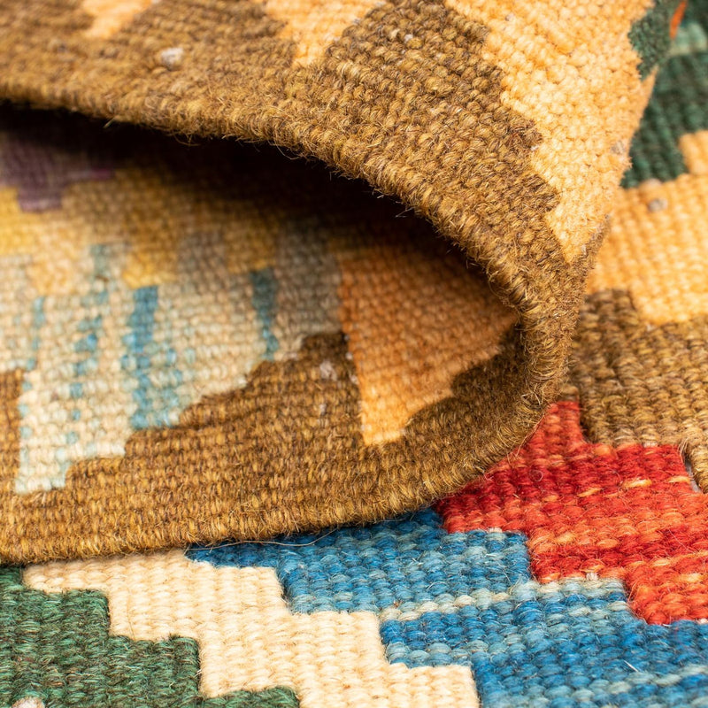 Kelim tapijt - Splash - 125 x 80 cm - veelkleurig