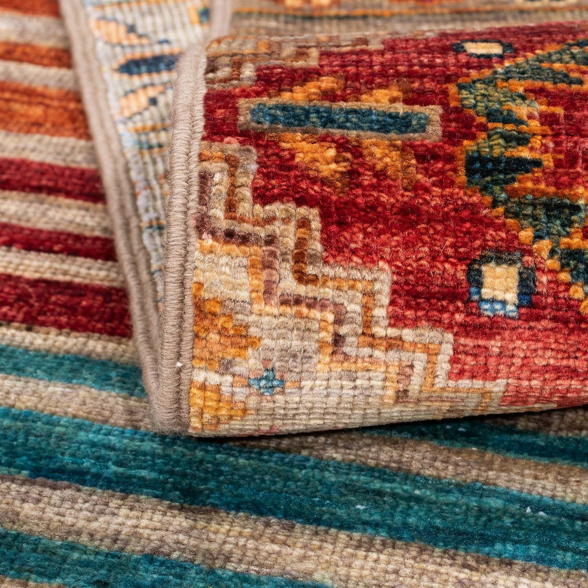 Loper Ziegler tapijt - 395 x 76 cm - veelkleurig