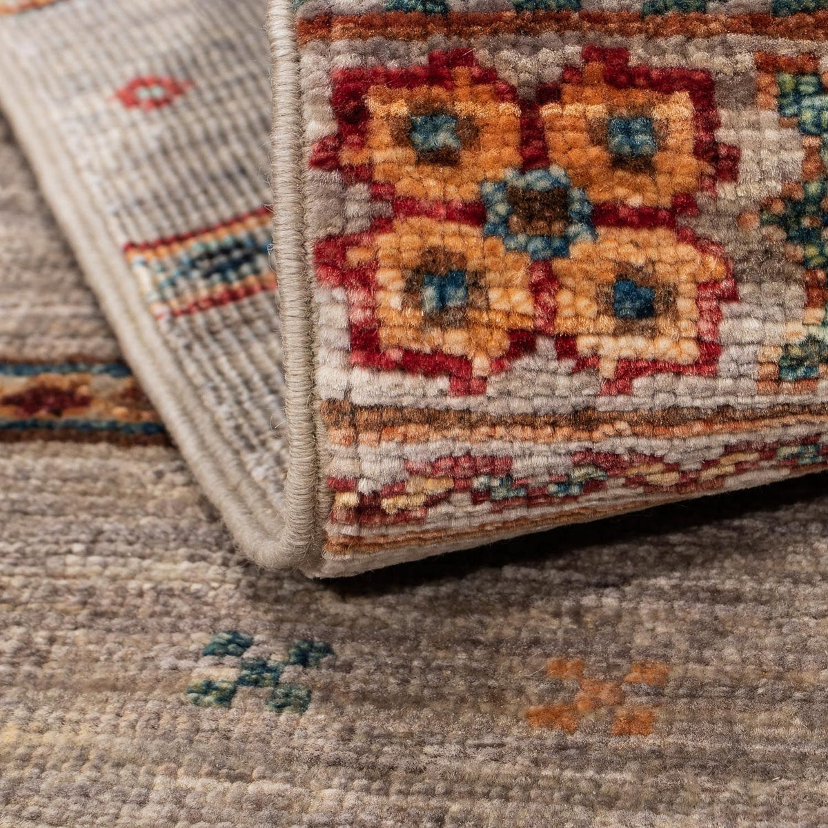 Loper Ziegler tapijt - 307 x 77 cm - lichtbruin