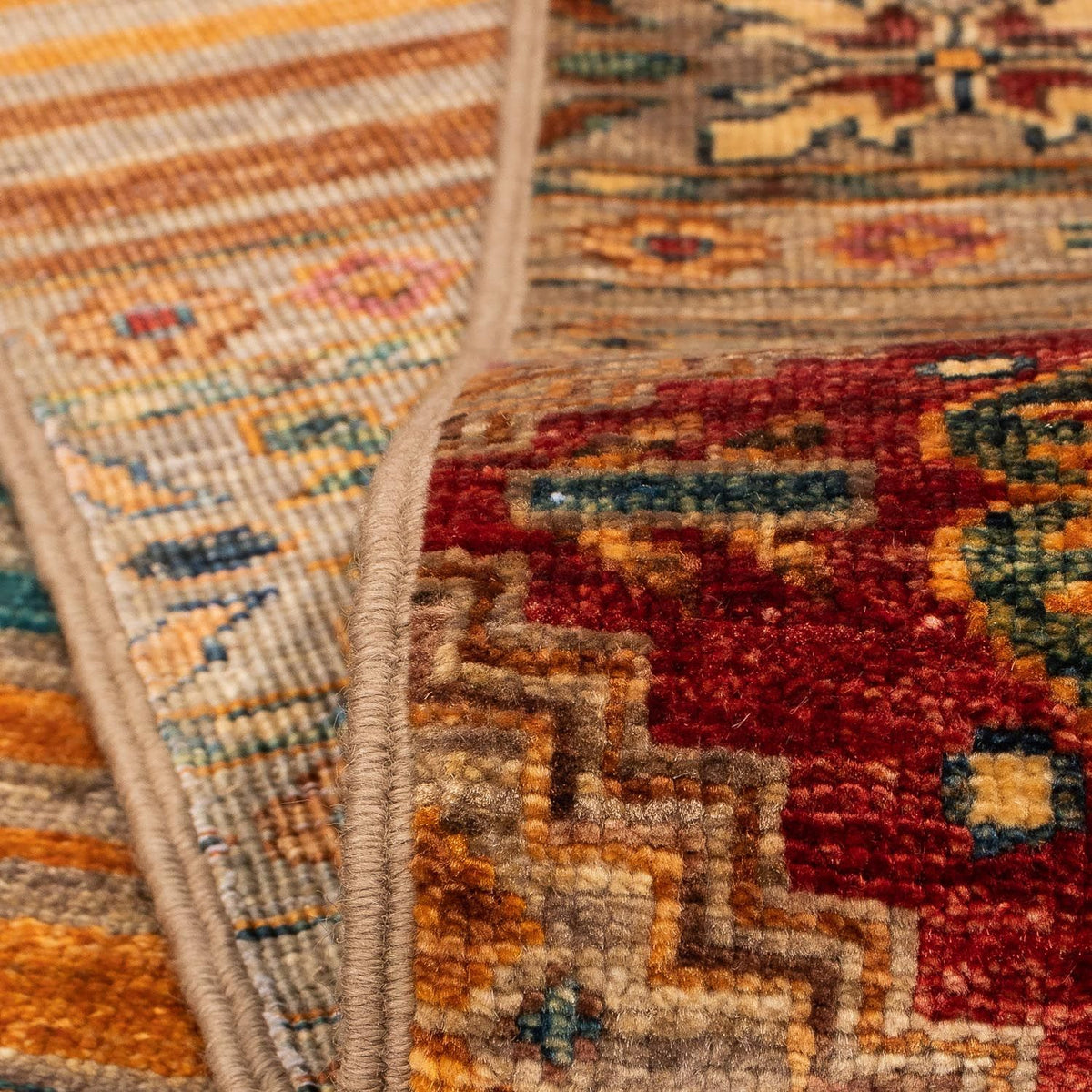 Loper Ziegler tapijt - 396 x 77 cm - veelkleurig