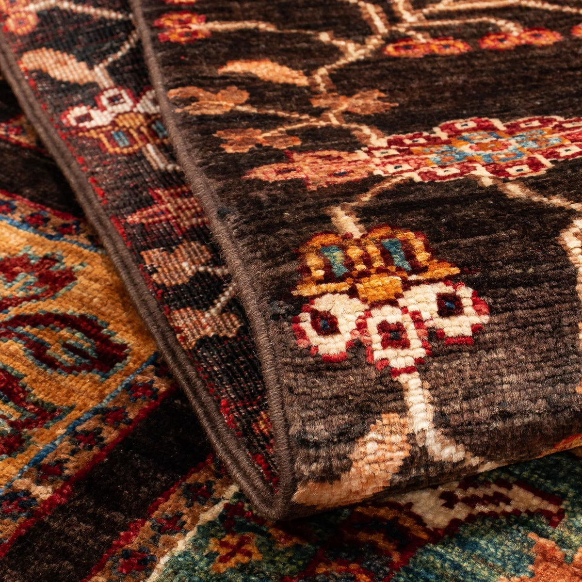 Ziegler tapijt - 211 x 151 cm - donkerbruin