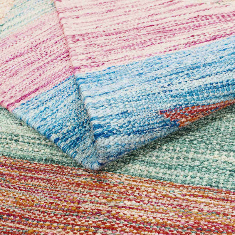 Kelim tapijt - Splash - 244 x 159 cm - veelkleurig