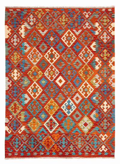 Kilim Maimana Tapijt 170x226cm - Wollen tapijt