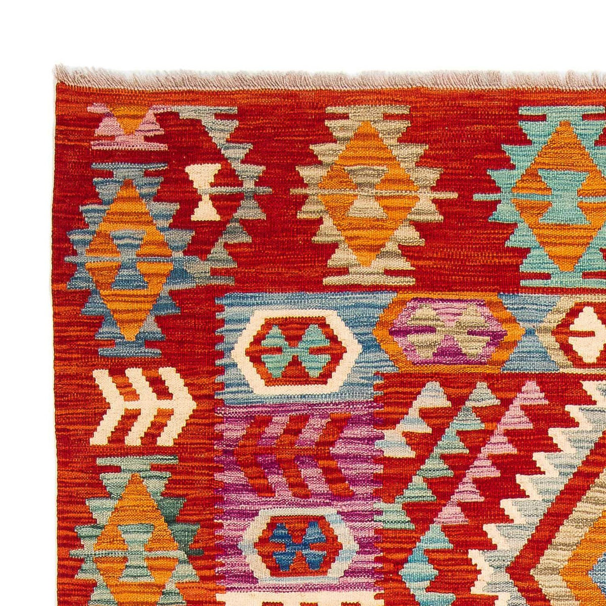 Kelim tapijt - Splash - 236 x 170 cm - veelkleurig